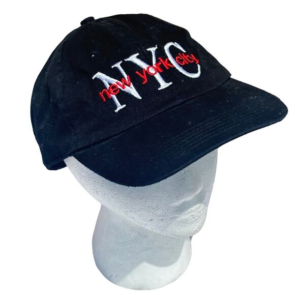 Black & Red NYC Hat - Picture 3 of 5